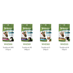 Whimzees All Natural Dog Dental <b>Treats</b> Value Bag - Toothbrush M - Product Image 1