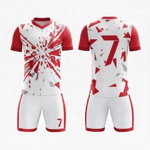 Conjunto de Uniforme de Fútbol Sublimado con Logotipo Personalizado, Uniformes de Entrenamiento de Secado Rápido, Equipación de Club, Estilo Retro, Corte 100% Automatizado - Product Image 3