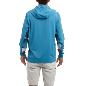 Sudadera con Capucha para Hombre, Protección Solar UPF 50, Manga Larga, Anti-UV, Color Sólido, Estilo Pullover - Product Image 3