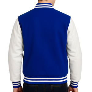 Customized Chenille Embroidery College <b>Baseball</b> <b>Bomber</b> <b>Jacket</b> for Men Custom Varsity <b>Jacket</b> Coated Stand Winter Front High - Product Image 2