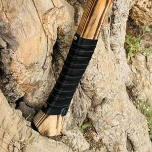 Traditional Industrial Grade <b>Viking</b> <b>Axe</b> Inspired by Norse Culture with Carbon Steel Blade and Handcrafted Wooden Handle - Product Image 5