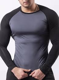 Camisetas y Tops Deportivos de Manga Larga para Adultos, Estilo Simple, Compresión Atlética, con Logotipo y Color Personalizados - Product Image 3