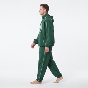 Ensemble veste coupe-vent en nylon et pantalon de survêtement pour homme, vêtements de sport légers - Product Image 6