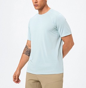 เสื้อยืดผู้ชายไซส์ใหญ่ โพลีเอสเตอร์ แห้งเร็ว คอกลม ทรงปกติ แขนสั้น สีพื้น รับสกรีนโลโก้ สวมใส่สบาย ระบายอากาศได้ดี น้ำหนัก 220 กรัม - Product Image 4