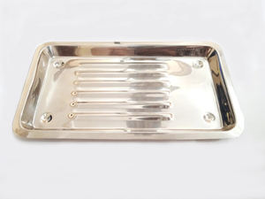 Plateau de rangement pour instruments dentaires et détartreurs, en acier inoxydable de qualité supérieure, autoclavable, pour usage chirurgical et médical, certifié CE ISO - Product Image 2