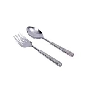 ชุดช้อนส้อมโลหะทันสมัยสำหรับเสิร์ฟสลัด ตกแต่งโต๊ะอาหารสไตล์โมเดิร์น - Product Image 5