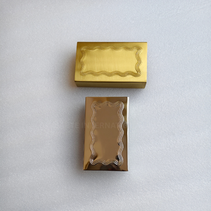 Handcrafted Brass Safety <b>Matchbox</b> Sleeve Gold Finish Silver Plated Modern Luxury Decorative Match Holder Tabletop Premium - Product Image 6