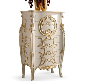 Juego de Muebles de Dormitorio de Lujo de Alta Calidad, Tamaño King, de Madera de Caoba, con Diseño Europeo Antiguo, con Almacenamiento, para Apartamentos, Hoteles y Villas - Product Image 5