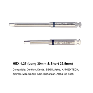 Destornillador para Implantes Dentales Hex 1.27 Compatible con Destornillador Manual Zemmer Bego con Llave de Bucle de 7 Milímetros de Diámetro - Product Image 5