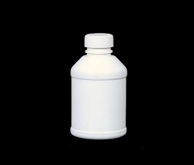 Bouteille en plastique HDPE de 200 ml, conteneur d'emballage rond pour produits chimiques, bouchon à vis, impression sérigraphique pour nettoyant anti-taches d'huile