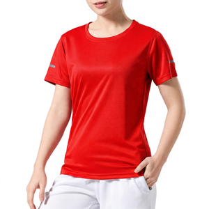 Camiseta de Poliéster de Secado Rápido para Hombre, Cuello Redondo, Manga Corta, Azul, Corte Regular, Color Sólido, Impresión Digital, Tejido Informal - Product Image 5
