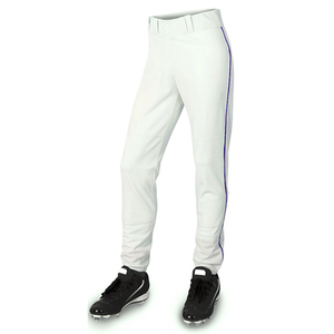 Ensemble d'uniformes de baseball personnalisés pour hommes, maillot blanc avec accents bleus, numéro 20, manches courtes, polyester respirant, toutes saisons - Product Image 3