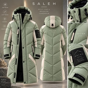 Men's <b>Long</b> Winter <b>Puffer</b> <b>Jacket</b> <b>Hooded</b> Warm Quilted Coat Windproof Insulated Outdoor Custom OEM ODM Factory Supplier - Product Image 3