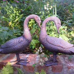 Fournitures pour événements : Ensembles de canards en bronze, sculptures de canards en fonte, ornements de jardin - Prix de gros - Product Image 1
