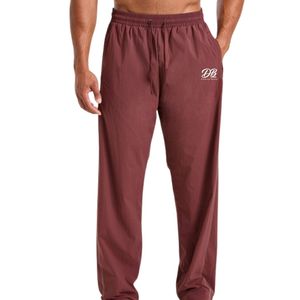 Pantalones Deportivos Transpirables para Hombre, Pantalones de Chándal con Cintura Elástica y Cordón Ajustable, Corte Ajustado, para Gimnasio, Correr, Ejercicio, Uso Diario Informal - Product Image 1