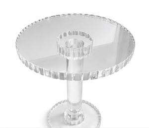 Mesa de Centro Redonda de Acrílico Transparente, Mesa Auxiliar Moderna y Contemporánea, Fácil de Limpiar, Muebles para Sala de Estar y Hotel - Product Image 5