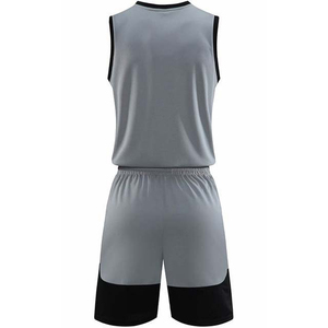 Ensemble d'uniformes de basketball personnalisés par sublimation, marque privée, grande taille, unisexe adulte, haute qualité, fabriqués en usine OEM - Product Image 3