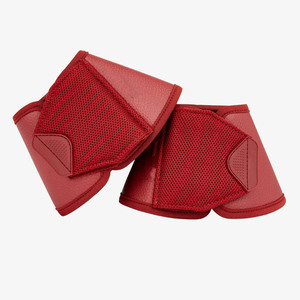 Botas Protectoras para Caballos Deportivas de Neopreno y PVC Rojas Personalizadas con Logotipo Personalizado, Color Sólido, Transpirables - Product Image 2
