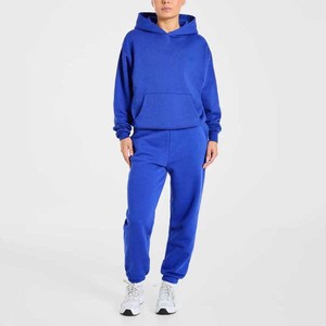 Nuevo Diseño, Conjunto Deportivo de Mujer con Logotipo Personalizado, Hombros Caídos, Estilo Urbano, Sudadera con Capucha, Ecológico, a Precio de Mayoreo - Product Image 1
