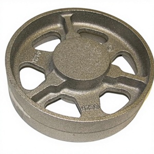 Volante de hierro fundido, rueda de radios sólidos - Product Image 1