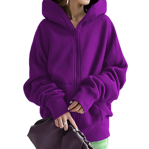 Nueva Llegada: Sudadera con Capucha de Invierno para Mujer, Estilo Urbano, de Alta Calidad, Poliéster/Algodón, Forro Polar Ecológico, Suave, Transpirable, Tallas Grandes - Product Image 5