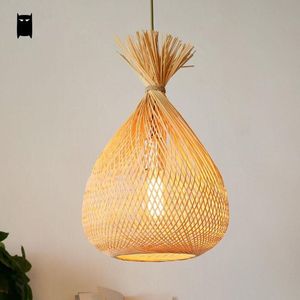 Lámpara de Mesa Clásica Hecha a Mano con Forma de Linterna de Bambú |   Elegante Lámpara Nocturna LED Cálida y Suave - Product Image 4