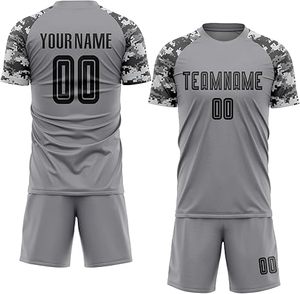 Vêtements de sport personnalisés en gros avec logo, uniforme de football 100% polyester respirant et confortable - Product Image 6
