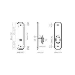 Trending Brass Rectangle Back Plate Knob Modern Design Durable Metal Furniture <b>Hardware</b> for <b>Wardrobe</b> Drawer Doors Antirust - Product Image 5