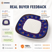 Vierkante keramische knoflookraspplaat met aangepast logo OEM ODM Private Label fabrikant leverancier groothandel bulk keuken cadeauartikelen