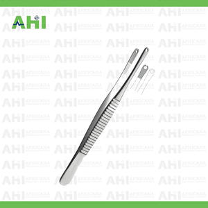 Pinzas de Sutura Manuales AHI, Rectas, de Acero Inoxidable, Certificación CE Clase I, Instrumento Quirúrgico, Uso en UCI, Modelo de Calidad Premium - Product Image 5