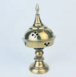 Wholesale Cheap Price Small Brass Incense <b>Burner</b> Temple Worship Prayer Meditation Altar Church Decorative Incense <b>Burner</b> - Product Image 3