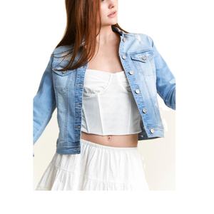 High Quality Women's <b>Denim</b> Jacket Long Breathable Woven Winter Casual Oversize Button <b>Coat</b> - Product Image 1