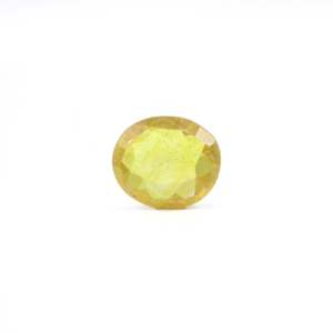 Zafiro Amarillo Premium de 3.05 Quilates, Gema Suelta con Corte Ovalado Facetado para Joyería Fina - Product Image 2