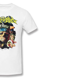 T-shirt de haute qualité pour homme, manches courtes, col rond, en coton tricoté uni, style punk, surdimensionné, écologique - Product Image 4