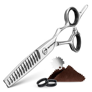 Tijeras para Adelgazar el Cabello de 6 Pulgadas, Acero Inoxidable 440C Premium, Cuchillas Ultra Afiladas, Tijeras Profesionales para Texturizar, Durabilidad Extrema - Product Image 1