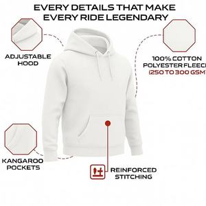 Hoodie de protection pour moto personnalisé, homologué CE, coupe-vent, respirant, en molleton de coton, pour la conduite à moto, grandes tailles, OEM ODM - Product Image 3