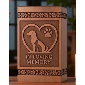 Wholesale Wooden Urns for Ashes Bulk Memorial Urn Supplier Keepsake urn Memorial Keepsake by AYAANS - Product Image 1