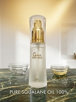 Huile de Squalane de Haute Pureté du Japon, Sans Odeur, Incolore, Anti-Âge, Anti-Rides, Sérum Cosmétique Hydratant 30ml, Soin de la Peau GOLD RUN