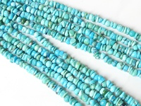 Vente en gros de pierres précieuses naturelles en turquoise bleue d'Arizona, lisses, brins de 16 pouces, 3-4 mm, pour la fabrication de bijoux DIY, pierres précieuses en vrac authentiques, fournisseur tiers