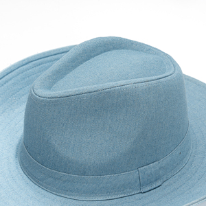 Chapeau de cowboy tendance 100% laine réglable unisexe écologique léger de haute qualité personnalisable printemps été voyage - Product Image 4