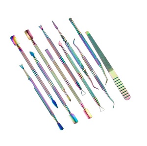 ที่ดันหนังกำพร้าและทำความสะอาดเล็บแบบสองด้าน สีโรสโกลด์ ทำจากสแตนเลสสตีล ใช้ซ้ำได้ สำหรับการดูแลส่วนบุคคล พร้อมการรับประกันตลอดอายุการใช้งาน - Product Image 1