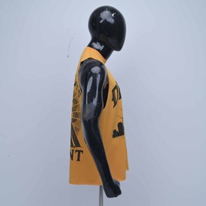 Fantastic New Style Men's Yellow Sleeveless Tank Top Detroit City Skyline Print O-Neck Casual Style - Product Image 4