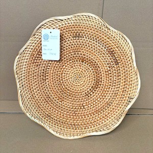Natural Stylish Woven <b>Table</b> <b>Mat</b> for Dining Decor Eco Friendly Boho Home Accent Elegant Handmade Rattan Placemat - Product Image 4