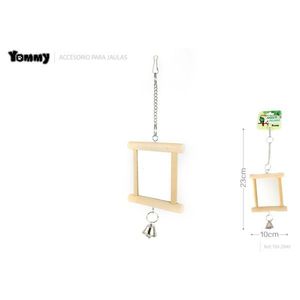กระจกไม้สองด้าน ทอมมี่ ขนาด 23 ซม. สำหรับเล่นในกรงนก - Product Image 1