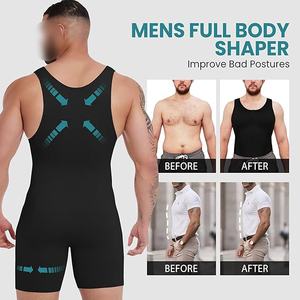 Combinaison de compression unisexe, haute élasticité, antibactérienne, respirante, combinaison de sport intégrale, sans couture, séchage rapide, spandex/nylon - Product Image 4