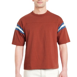 Camiseta 100% algodón para hombre, corte holgado, estampada, nueva, personalizada, oversize, con logo bordado, poliéster, talla grande 2026 - Product Image 2