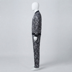 Wholesale RS <b>Men</b> Velvet <b>Tracksuit</b> 100% Cotton Long Sleeves 2 1 Design HIGH STREET Style Autumn Fashionable <b>Best</b> Selling for - Product Image 3