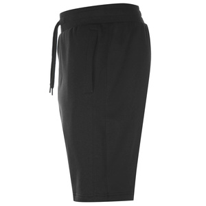 Pantalones Cortos Bermuda para Hombre, Color Negro Sólido, 100% Algodón Ecológico, Transpirables, con Cordón en la Cintura, Bolsillos, Estilo Casual, Felpa Francesa - Product Image 2