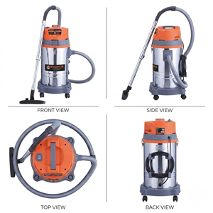 เครื่องทำความสะอาดแบบเปียกและแห้ง HYDROPLUS INTERNATIONAL HYDROVC50 ความจุ 50 ลิตร กำลังดูดสูง 1800 วัตต์ แรงดัน 200 บาร์ สำหรับทำความสะอาดรถยนต์ โซฟา ผ้าม่าน พรม พร้อมอุปกรณ์เสริม - Product Image 5