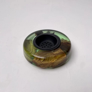 FAIZA CRAFT Quemador de Incienso de Madera de Acacia y Sándalo, Diseño Moderno, Hecho a Mano, Patrón de Cascada, para Regalos de Boda - Product Image 2